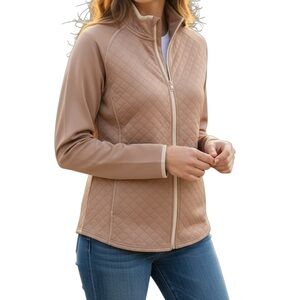 The Weather Co Women's Size L 10-12 Poly-Flex Quilted Jacket